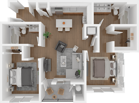 Coral Phase II Floor Plan at 38° NORTH, Santa Rosa California